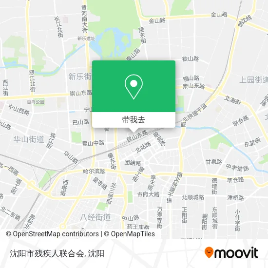 沈阳市残疾人联合会地图