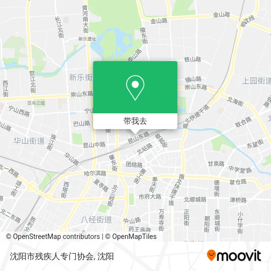 沈阳市残疾人专门协会地图