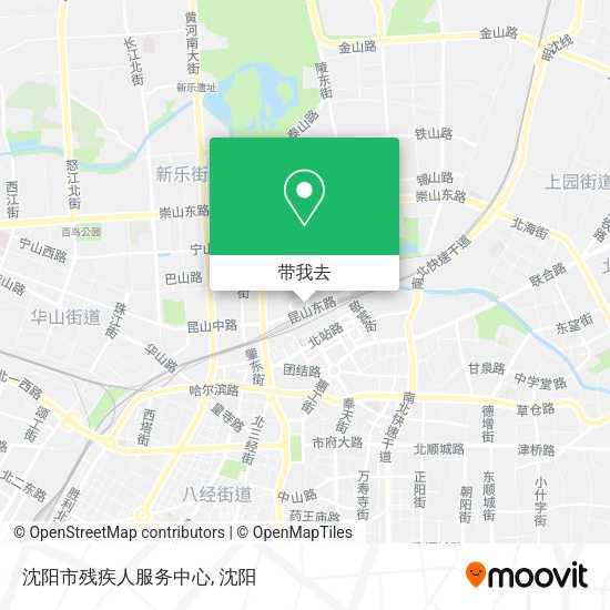 沈阳市残疾人服务中心地图