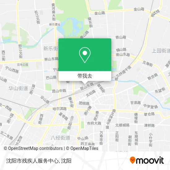 沈阳市残疾人服务中心地图