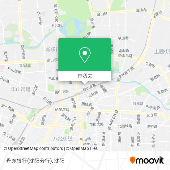 丹东银行(沈阳分行)地图