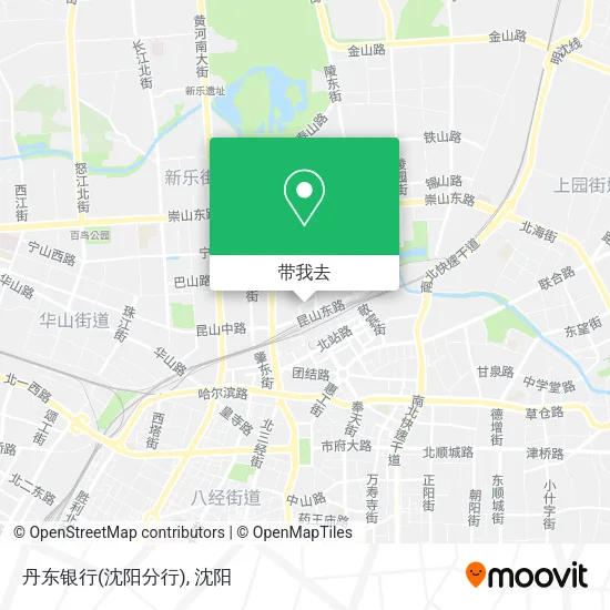 丹东银行(沈阳分行)地图