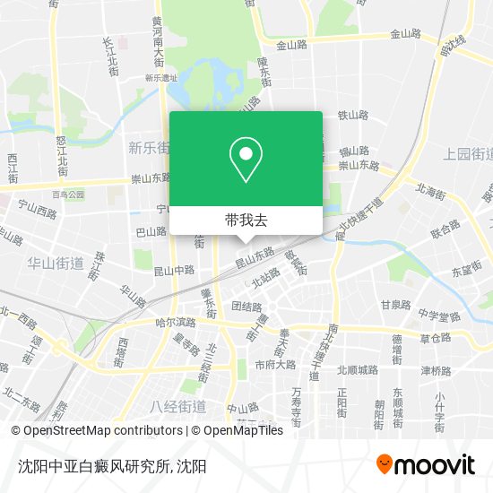 沈阳中亚白癜风研究所地图