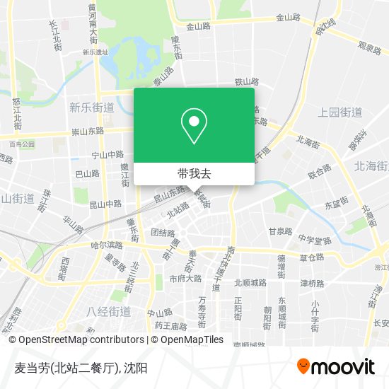 麦当劳(北站二餐厅)地图