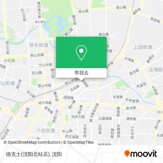 德克士(沈阳北站店)地图