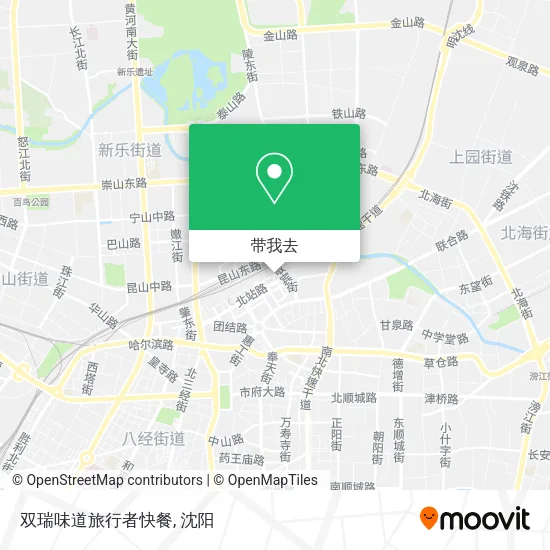 双瑞味道旅行者快餐地图