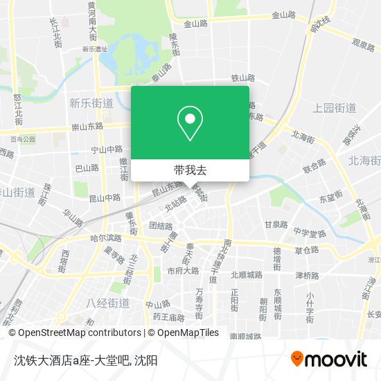 沈铁大酒店a座-大堂吧地图