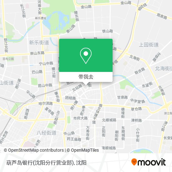 葫芦岛银行(沈阳分行营业部)地图