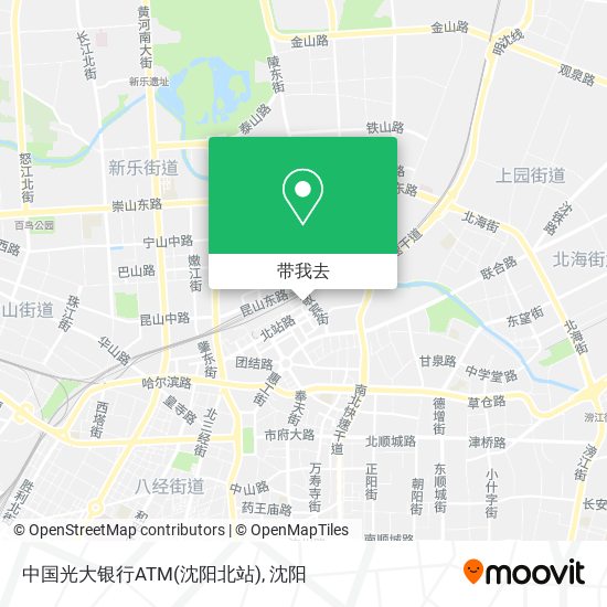 中国光大银行ATM(沈阳北站)地图