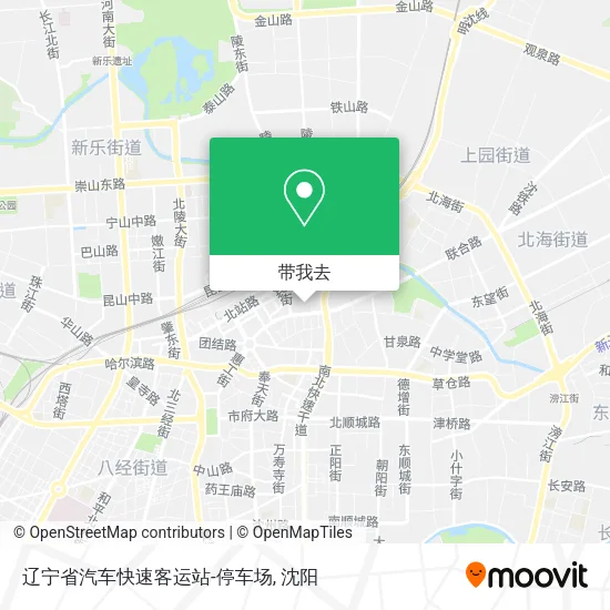辽宁省汽车快速客运站-停车场地图