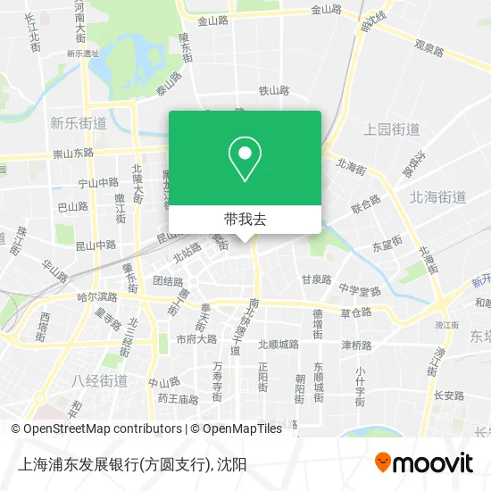 上海浦东发展银行(方圆支行)地图