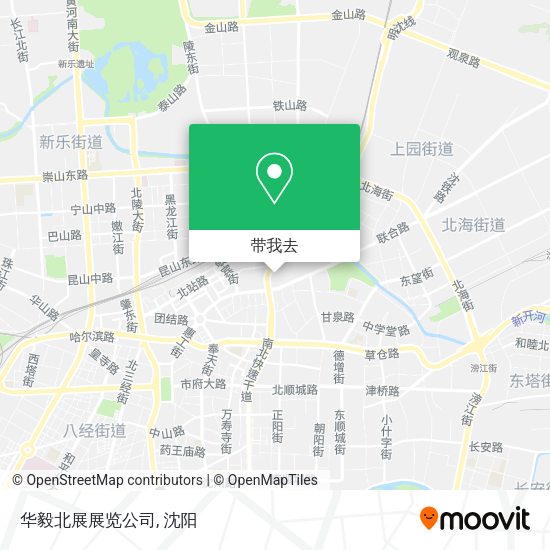 华毅北展展览公司地图