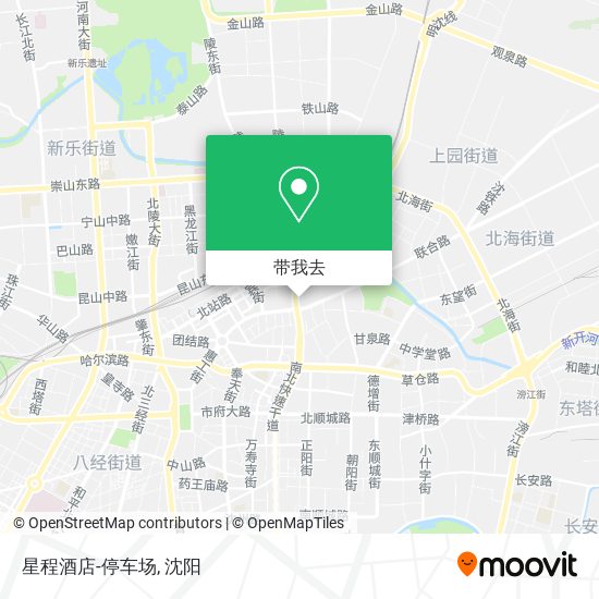星程酒店-停车场地图