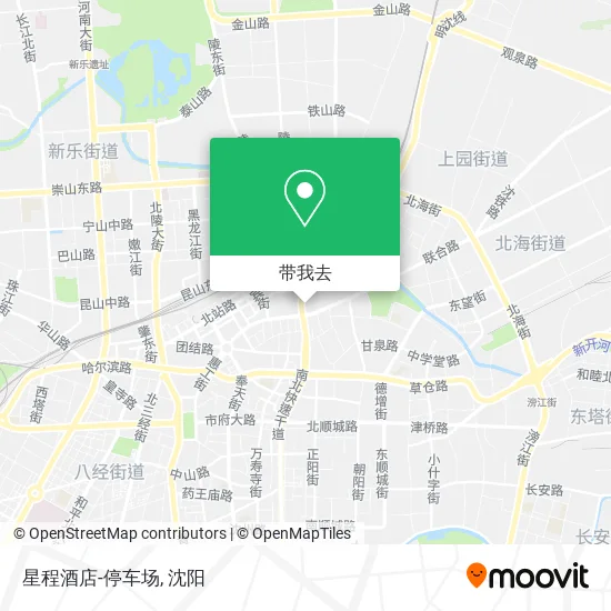 星程酒店-停车场地图
