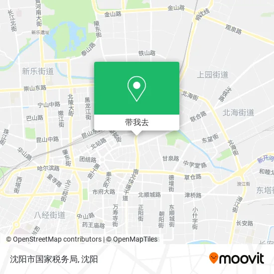 沈阳市国家税务局地图