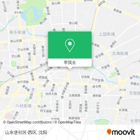山东堡社区-西区地图