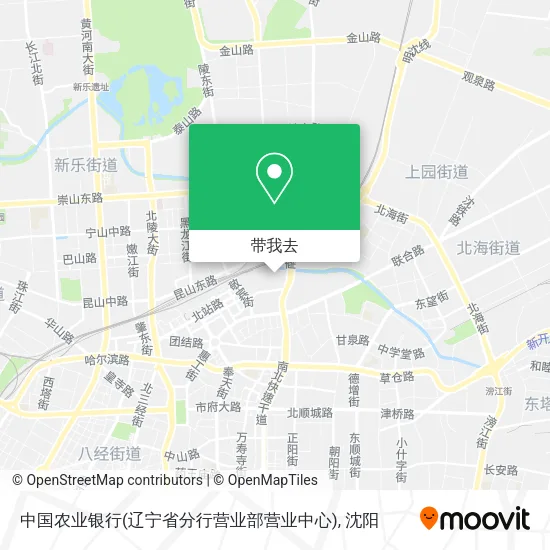 中国农业银行(辽宁省分行营业部营业中心)地图