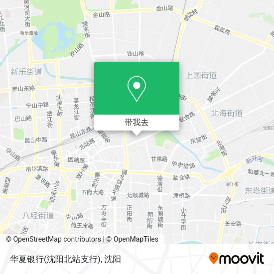 华夏银行(沈阳北站支行)地图