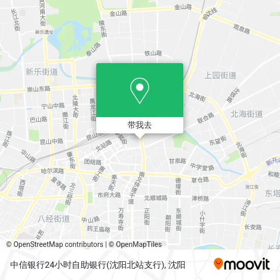 中信银行24小时自助银行(沈阳北站支行)地图