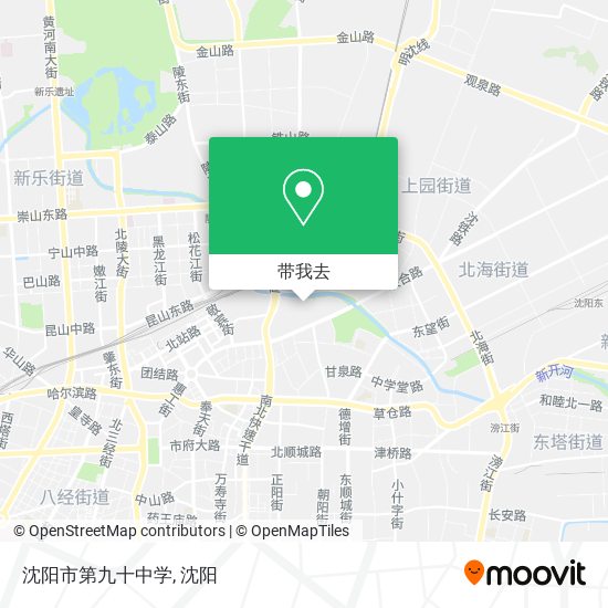 沈阳市第九十中学地图