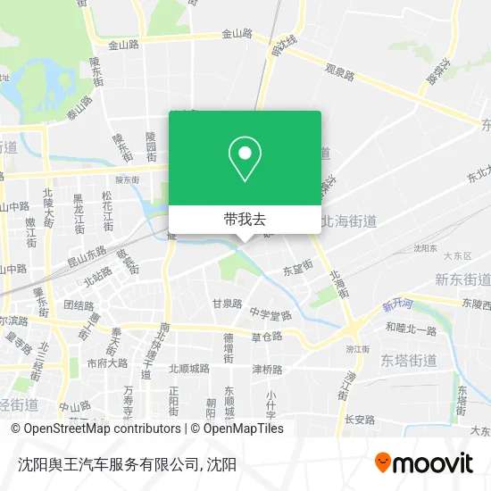 沈阳舆王汽车服务有限公司地图