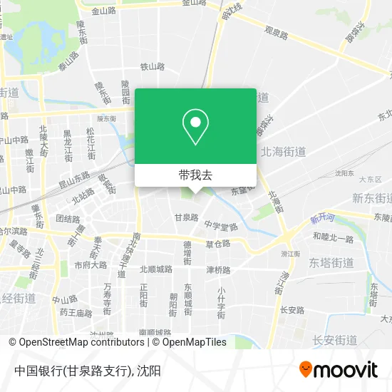 中国银行(甘泉路支行)地图