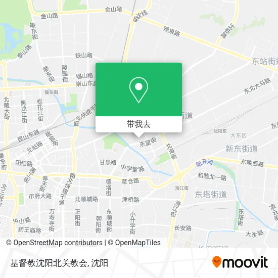 基督教沈阳北关教会地图