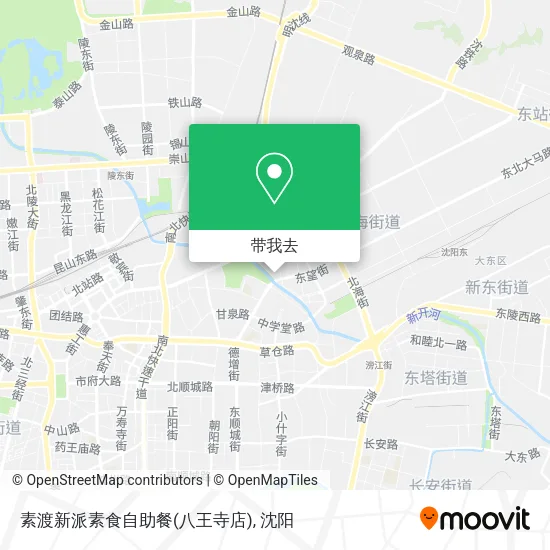 素渡新派素食自助餐(八王寺店)地图