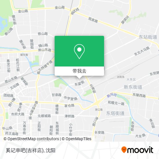 奚记串吧(吉祥店)地图