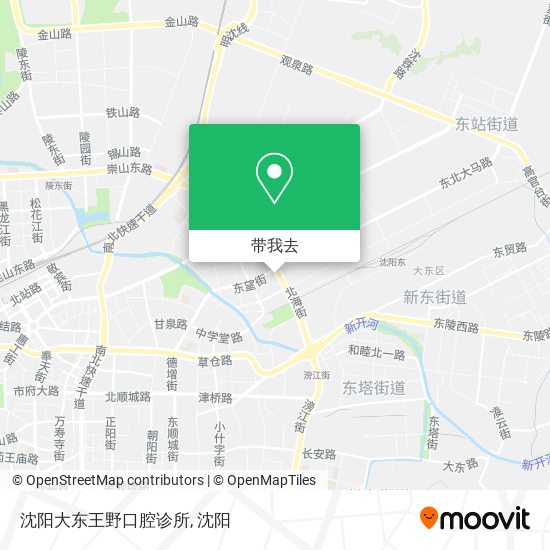 沈阳大东王野口腔诊所地图