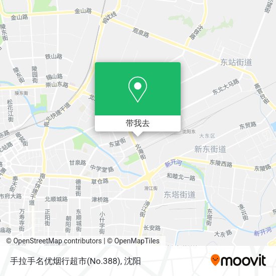 手拉手名优烟行超市(No.388)地图