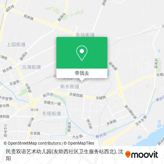 民贵双语艺术幼儿园(友助西社区卫生服务站西北)地图