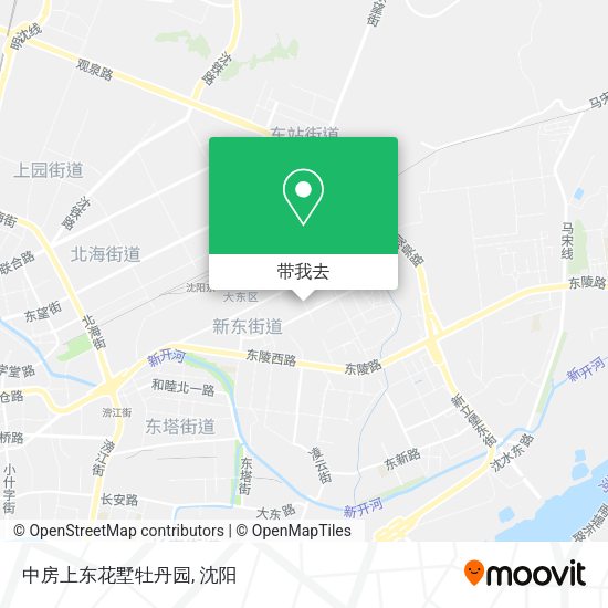 中房上东花墅牡丹园地图