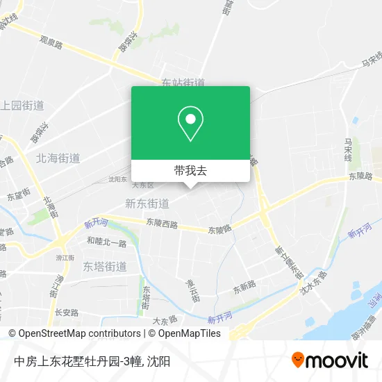 中房上东花墅牡丹园-3幢地图