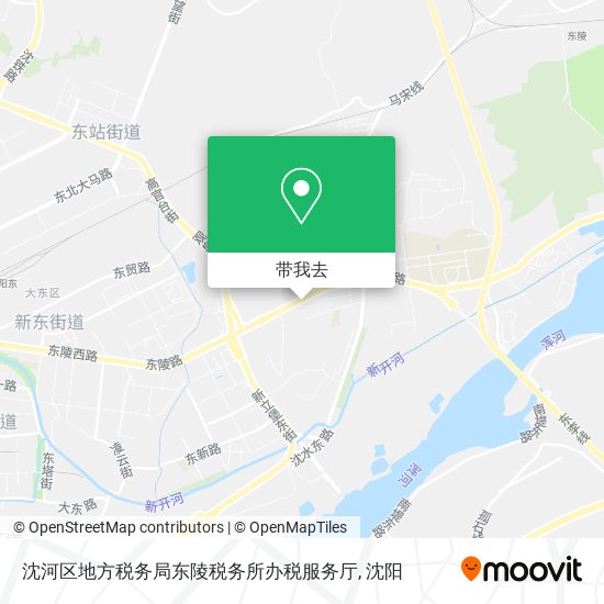 沈河区地方税务局东陵税务所办税服务厅地图
