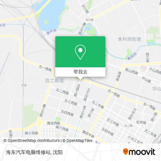 海东汽车电脑维修站地图