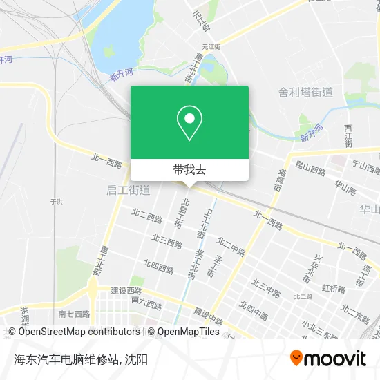 海东汽车电脑维修站地图