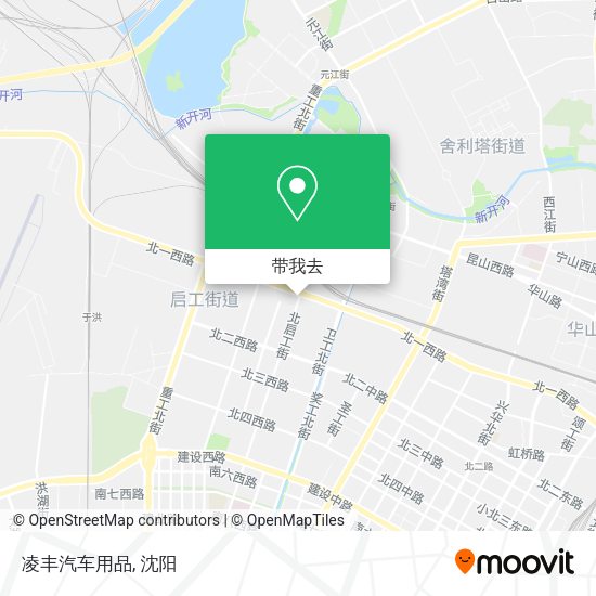 凌丰汽车用品地图