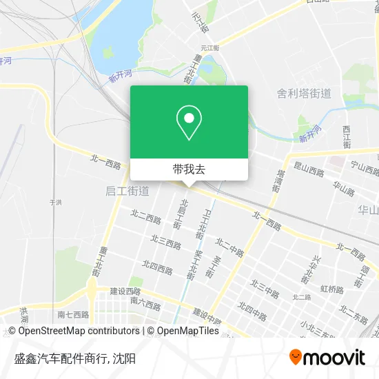 盛鑫汽车配件商行地图