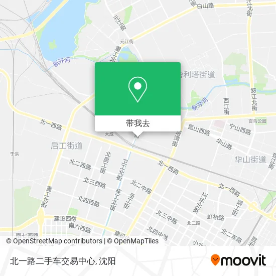 北一路二手车交易中心地图