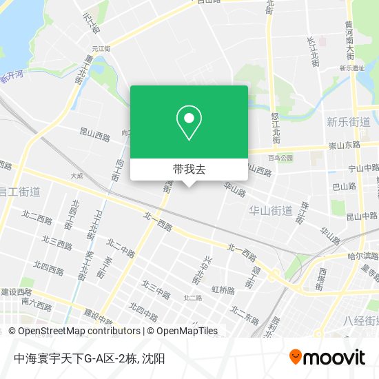 中海寰宇天下G-A区-2栋地图