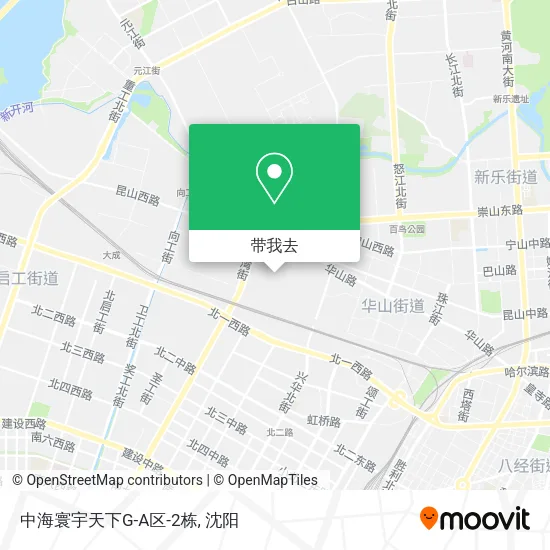 中海寰宇天下G-A区-2栋地图