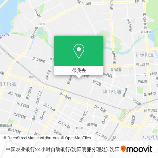 中国农业银行24小时自助银行(沈阳明廉分理处)地图