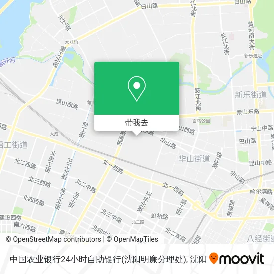 中国农业银行24小时自助银行(沈阳明廉分理处)地图