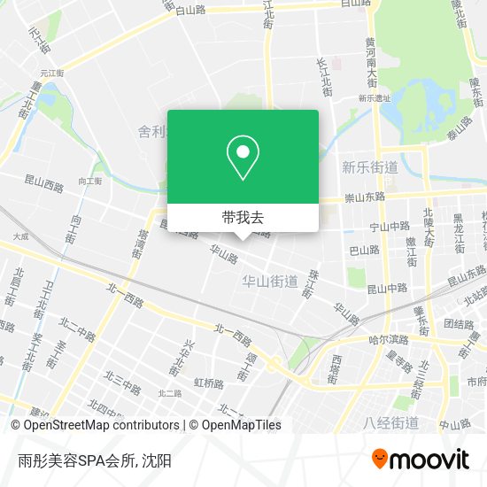 雨彤美容SPA会所地图