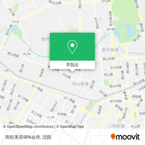 雨彤美容SPA会所地图