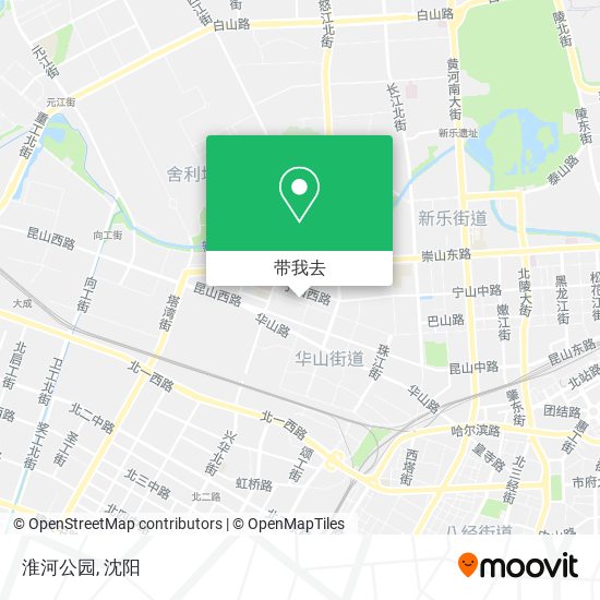 淮河公园地图