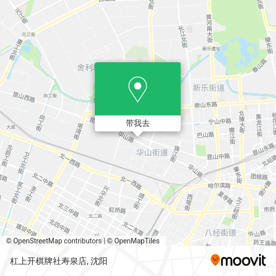 杠上开棋牌社寿泉店地图