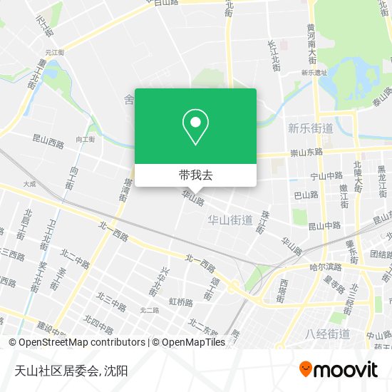 天山社区居委会地图