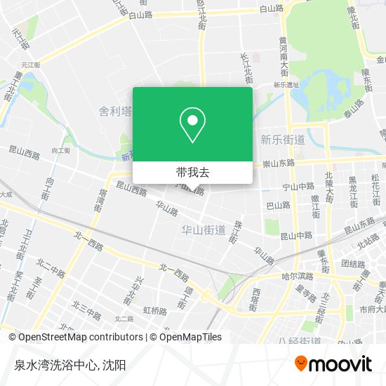 泉水湾洗浴中心地图